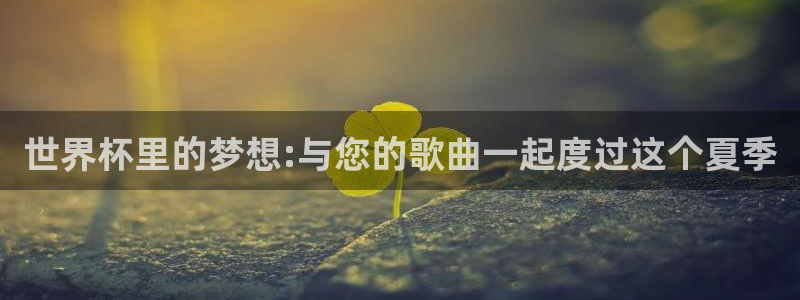 美洲杯直播：世界杯里的梦想:与您的歌曲一起度过这个夏季
